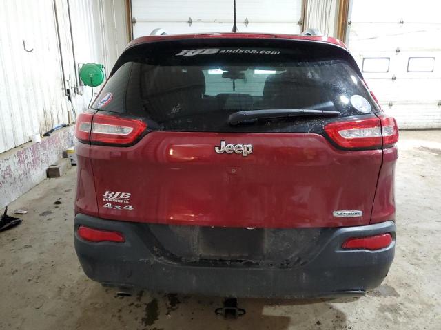 1C4PJMCB2EW182255 - 2014 JEEP CHEROKEE LATITUDE MAROON photo 6