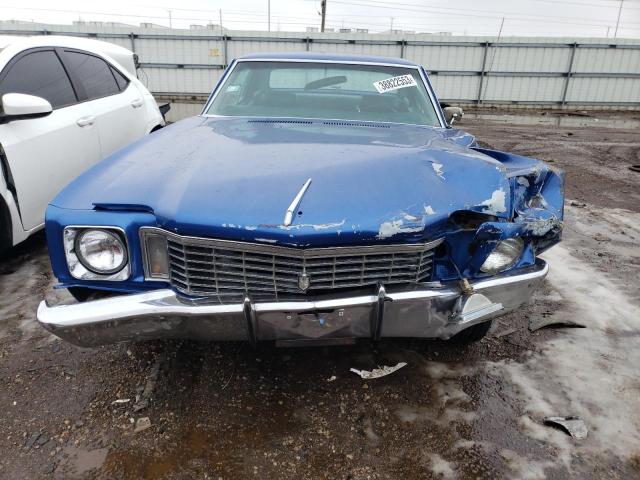 1H57J2B577452 - 1972 CHEVROLET MONTECARLO BLUE photo 5