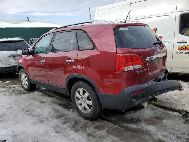 5XYKTDA13BG005625 - 2011 KIA SORENTO BASE RED photo 2