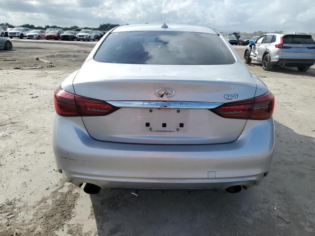 JN1EV7AP6JM366473 - 2018 INFINITI Q50 LUXE SILVER photo 6