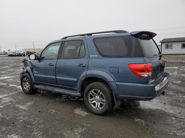 5TDBT48A57S286830 - 2007 TOYOTA SEQUOIA LIMITED BLUE photo 2