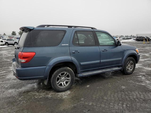5TDBT48A57S286830 - 2007 TOYOTA SEQUOIA LIMITED BLUE photo 3