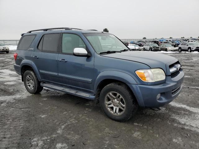 5TDBT48A57S286830 - 2007 TOYOTA SEQUOIA LIMITED BLUE photo 4