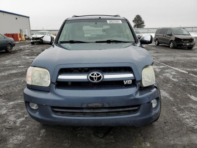 5TDBT48A57S286830 - 2007 TOYOTA SEQUOIA LIMITED BLUE photo 5