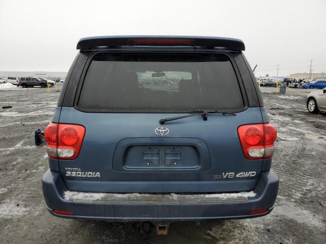 5TDBT48A57S286830 - 2007 TOYOTA SEQUOIA LIMITED BLUE photo 6