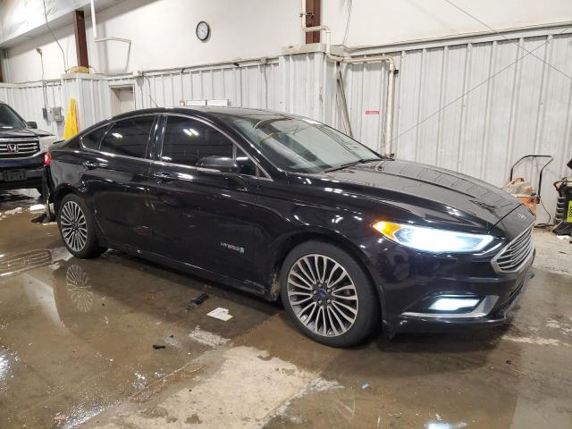 3FA6P0RU8HR356628 - 2017 FORD FUSION TITANIUM HEV BLACK photo 4