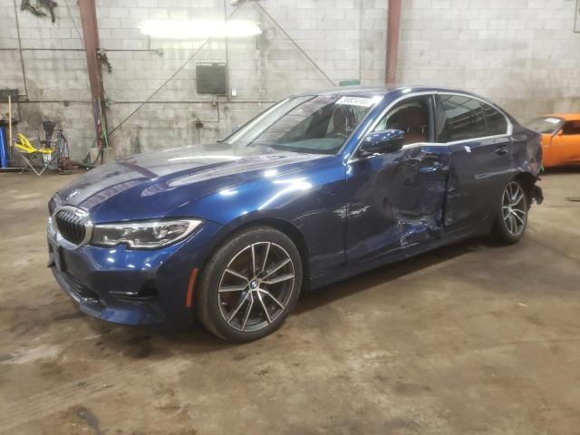 WBA5R7C58KAJ79135 - 2019 BMW 330XI BLUE photo 1