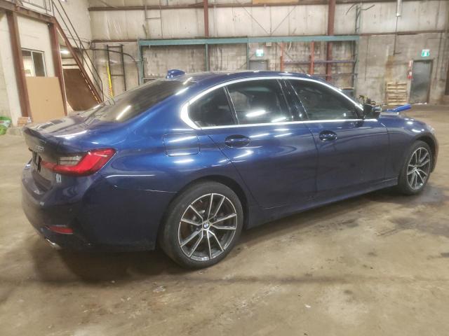 WBA5R7C58KAJ79135 - 2019 BMW 330XI BLUE photo 3