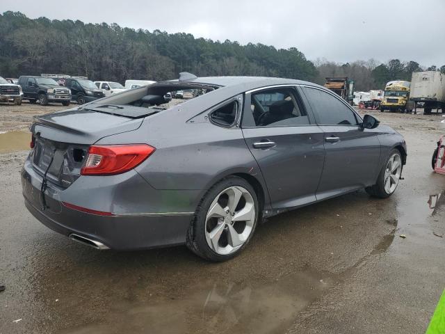 1HGCV1F92JA002582 - 2018 HONDA ACCORD TOURING GRAY photo 3