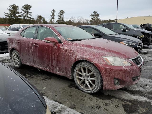 JTHCF5C25C5053479 - 2012 LEXUS IS 250 RED photo 4