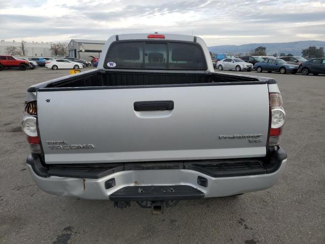 3TMKU4HN7BM028205 - 2011 TOYOTA TACOMA DOUBLE CAB PRERUNNER LONG BED SILVER photo 6