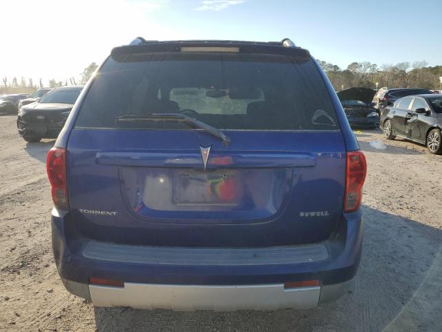 2CKDL63F666091702 - 2006 PONTIAC TORRENT BLUE photo 6