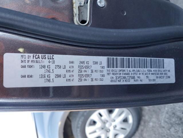 3C4PDCAB0JT375685 - 2018 DODGE JOURNEY SE CHARCOAL photo 14