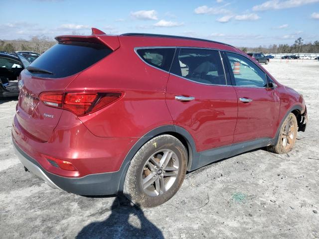 5XYZU3LB2HG431567 - 2017 HYUNDAI SANTA FE S RED photo 3