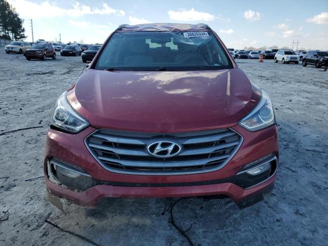 5XYZU3LB2HG431567 - 2017 HYUNDAI SANTA FE S RED photo 5