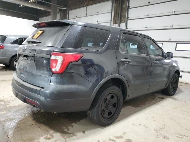 1FM5K8AR6GGB19437 - 2016 FORD EXPLORER POLICE INTERCEPTOR შავი ფოტო 3