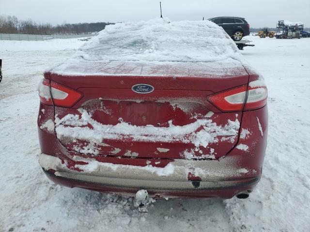 3FA6P0HD4ER218937 - 2014 FORD FUSION SE RED photo 6