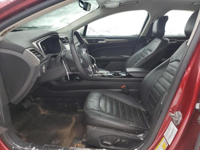 3FA6P0HD4ER218937 - 2014 FORD FUSION SE RED photo 7