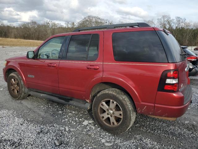 1FMEU63E67UA78088 - 2007 FORD EXPLORER XLT RED photo 2