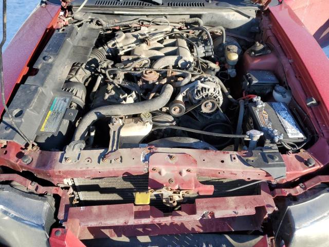 1FAFP40462F230082 - 2002 FORD MUSTANG RED photo 11