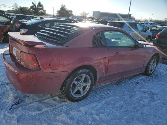 1FAFP40462F230082 - 2002 FORD MUSTANG RED photo 3