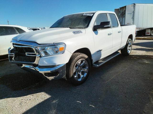 1C6RREBG7KN641888 - 2019 RAM 1500 BIG HORN/LONE STAR WHITE photo 1