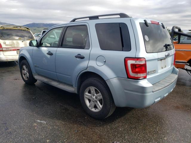 1FMCU49379KA16554 - 2009 FORD ESCAPE HYBRID BLUE photo 2