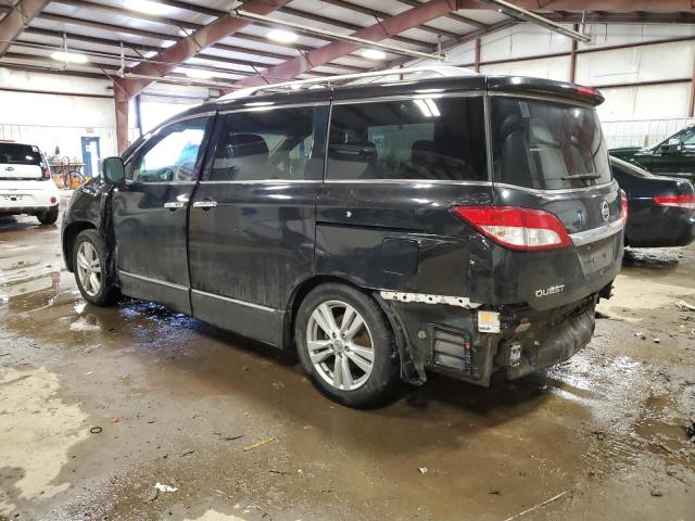 JN8AE2KP6B9005878 - 2011 NISSAN QUEST S BLACK photo 2