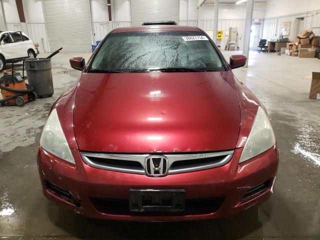 1HGCM66596A025507 - 2006 HONDA ACCORD EX MAROON photo 5