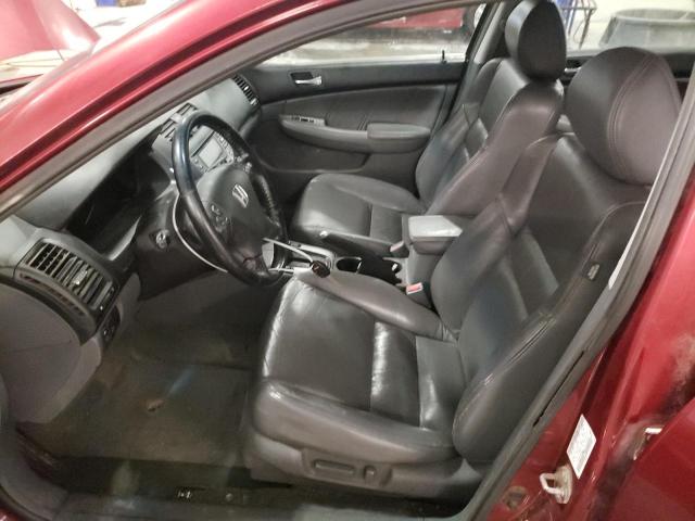 1HGCM66596A025507 - 2006 HONDA ACCORD EX MAROON photo 7