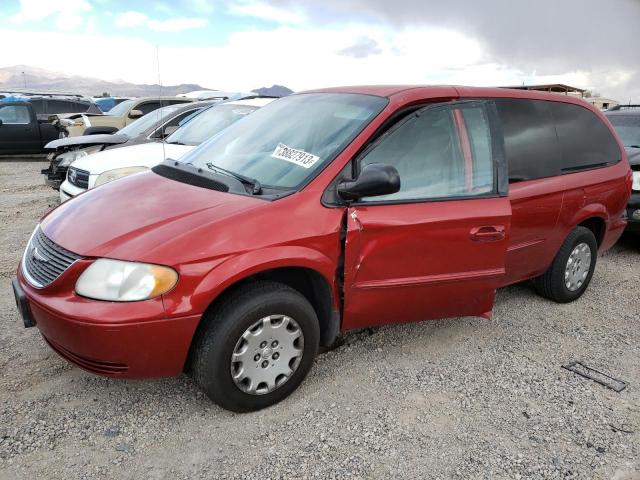 2C4GP24343R256646 - 2003 CHRYSLER TOWN & COU RED photo 1