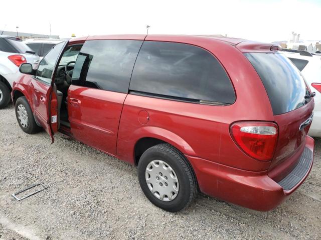 2C4GP24343R256646 - 2003 CHRYSLER TOWN & COU RED photo 2
