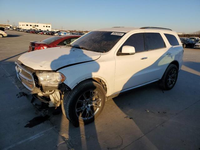 1C4SDJDT4DC699600 - 2013 DODGE DURANGO CREW WHITE photo 1