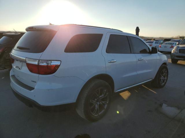 1C4SDJDT4DC699600 - 2013 DODGE DURANGO CREW WHITE photo 3