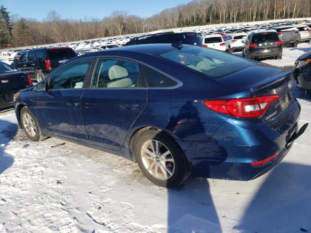 5NPE24AF3FH225728 - 2015 HYUNDAI SONATA SE BLUE photo 2