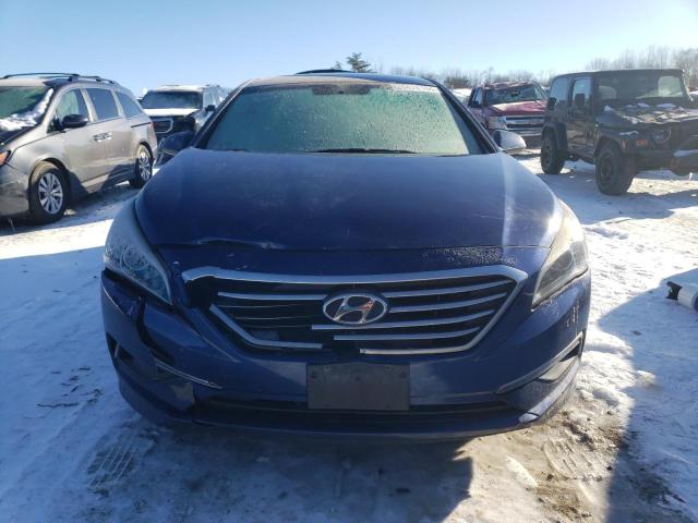 5NPE24AF3FH225728 - 2015 HYUNDAI SONATA SE BLUE photo 5