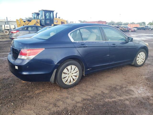 1HGCP263X9A137333 - 2009 HONDA ACCORD LX BLUE photo 3