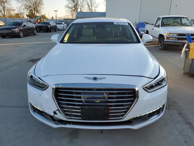 KMHG54JH4JU041748 - 2018 GENESIS G90 ULTIMATE WHITE photo 5