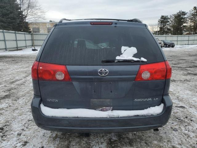 5TDZK23C89S266783 - 2009 TOYOTA SIENNA CE GRAY photo 6