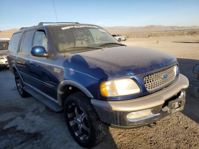 1FMFU18L5VLC28838 - 1997 FORD EXPEDITION BLUE photo 4