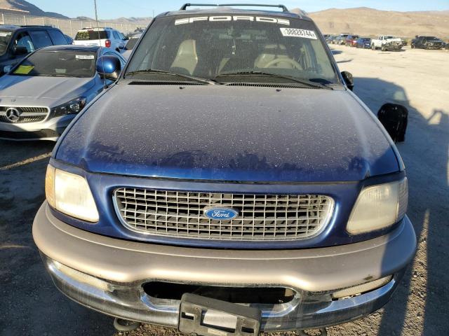 1FMFU18L5VLC28838 - 1997 FORD EXPEDITION BLUE photo 5