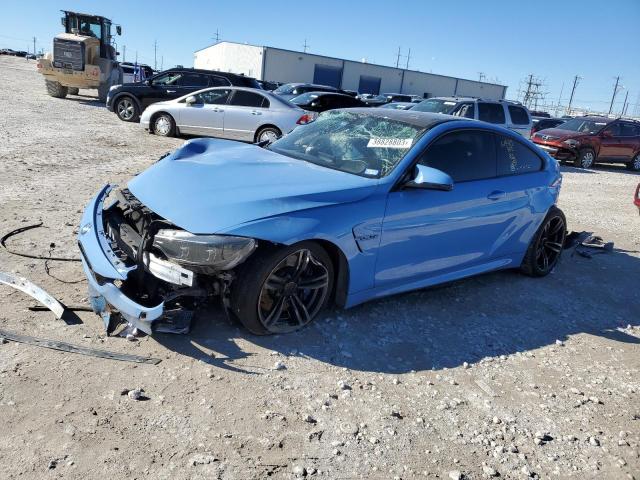 WBS3R9C58HK709136 - 2017 BMW M4 BLUE photo 1