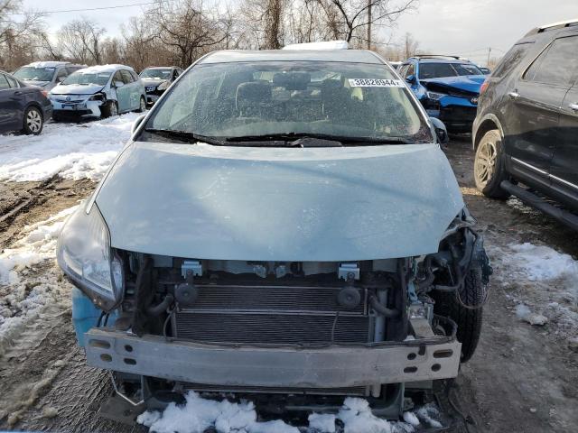 JTDKN3DP6D3046780 - 2013 TOYOTA PRIUS PLUG TURQUOISE photo 5