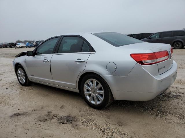 3LNDL2L38CR801124 - 2012 LINCOLN MKZ HYBRID SILVER photo 2