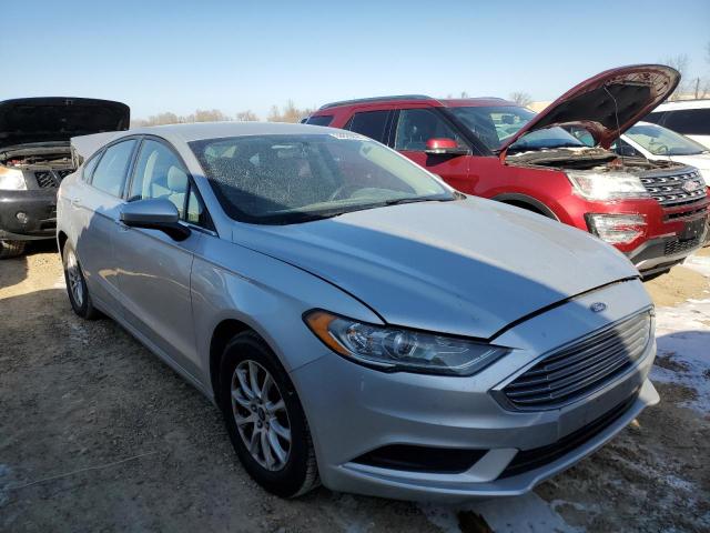 3FA6P0G75HR231521 - 2017 FORD FUSION S SILVER photo 4