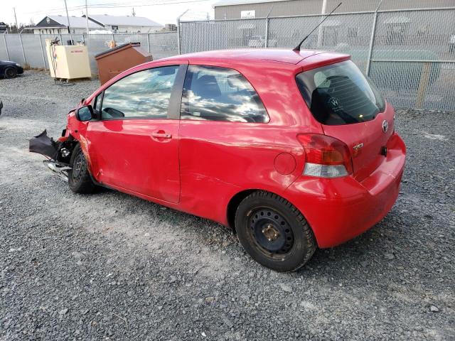 JTDJT923995265197 - 2009 TOYOTA YARIS RED photo 2