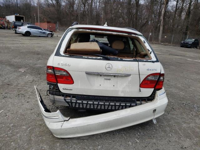 WDBUH87X38B293323 - 2008 MERCEDES-BENZ E 350 4MATIC WAGON WHITE photo 6