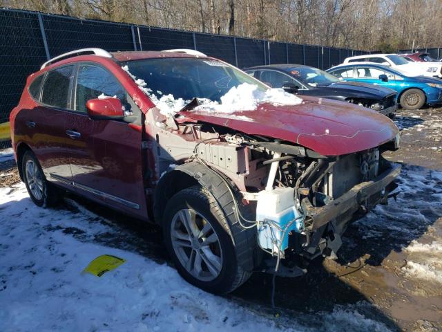 JN8AS5MV7DW117437 - 2013 NISSAN ROGUE S RED photo 4