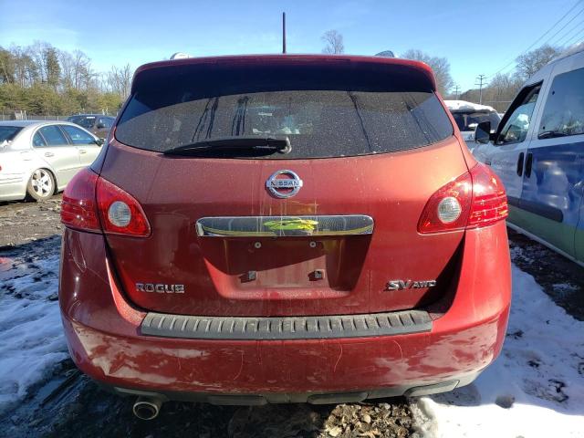 JN8AS5MV7DW117437 - 2013 NISSAN ROGUE S RED photo 6