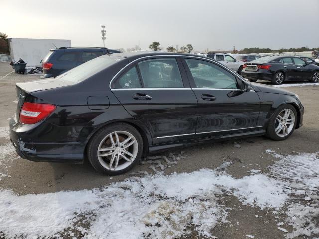 WDDGF8AB7DR256607 - 2013 MERCEDES-BENZ C 300 4MATIC BLACK photo 3